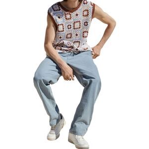 Pacsun canvas indigo straight carpenter pants, large